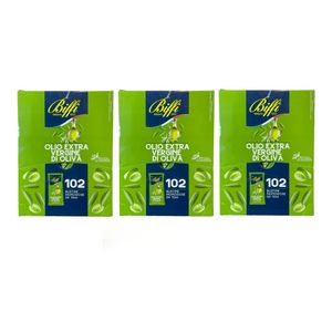 Biffi Bustine Monodose di Olio Extra Vergine d’Oliva 1020 ml – 102 Porzioni da 10 ml_0