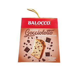 Balocco Panettone Gocciolotto 800 g – Soft Italian Christmas Cake with Chocolate Chips | Made in Italy