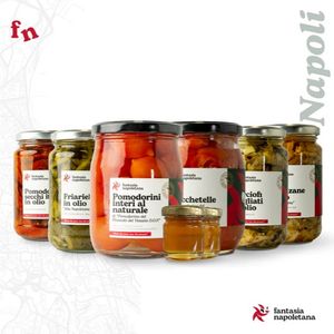 Fantasia Napoletana Box Natalizio “Napoli” – Specialità del Vesuvio e Tradizioni Napoletane in Olio & Mieli Pregiati