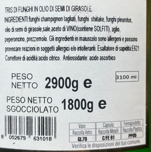 Conserve Gentile Mixed Mushrooms in Sunflower Oil 2.9 Kg_desktop_2