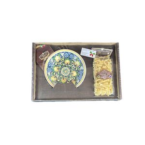 Gragnano Pasta Factory "Amalfi Gift Set with Soup Plate and Pasta" Gragnano PGI Pasta