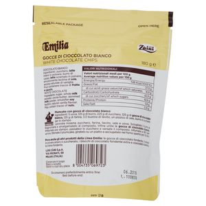 Zaini Emilia Pépites de chocolat blanc 180 gr. _1
