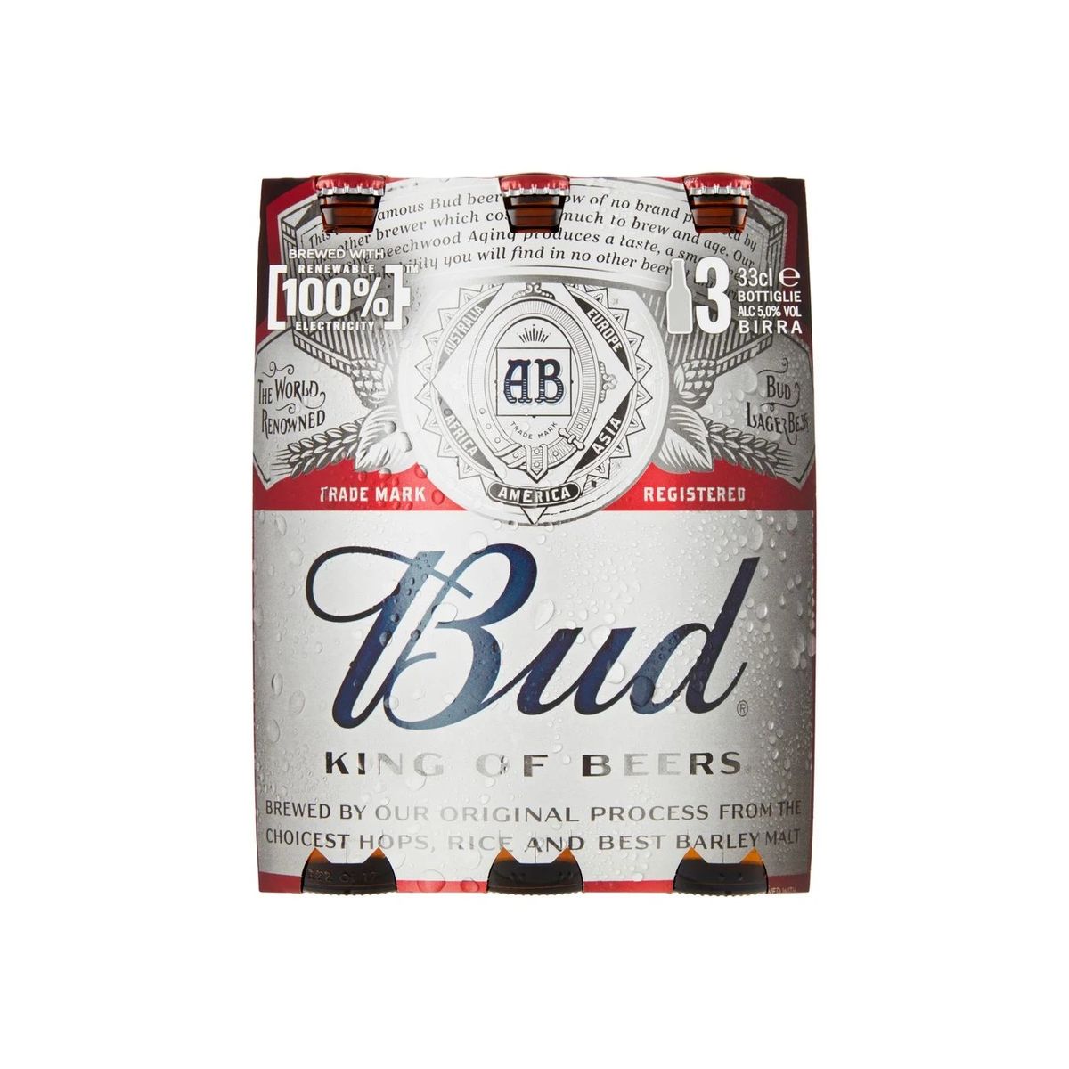 Bud Birra 3 x 33 cl