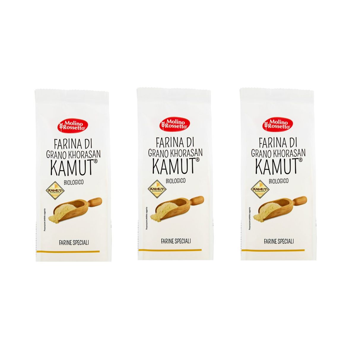Molino Rossetto Organic Khorasan Kamut Wheat Flour 400 Gr.