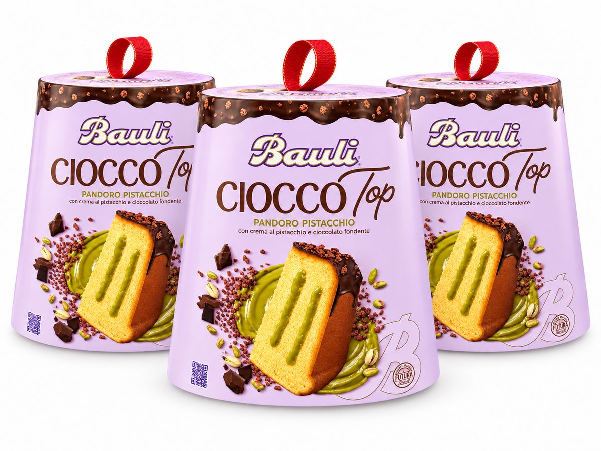 Bauli CioccoTop Pandoro Pistache 750 g - 3 pièces