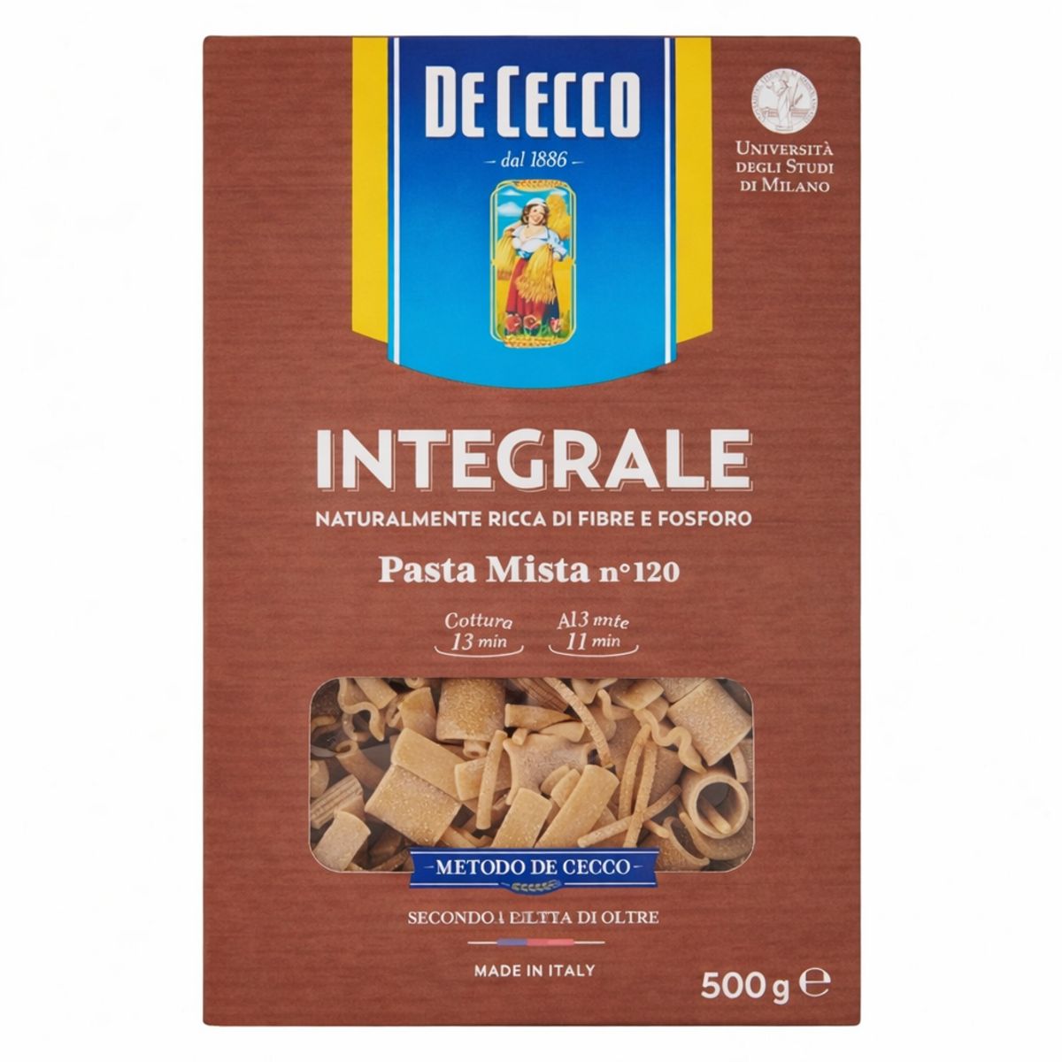 De Cecco Pasta Mista Integrale n° 120 500 Gr.