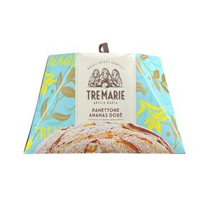 Tre Marie Panettone Ananas Doré 930 g – Soft Italian Tradition with Candied Pineapple and Exotic Flavor