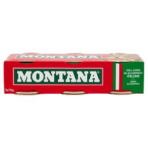Montana Carne Magra in Gelatina 3 x 70 Gr.