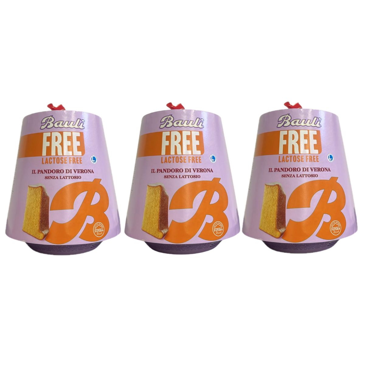 Bauli Pandoro Di Verona Senza Lattosio 700 Gr - 3 Pezzi