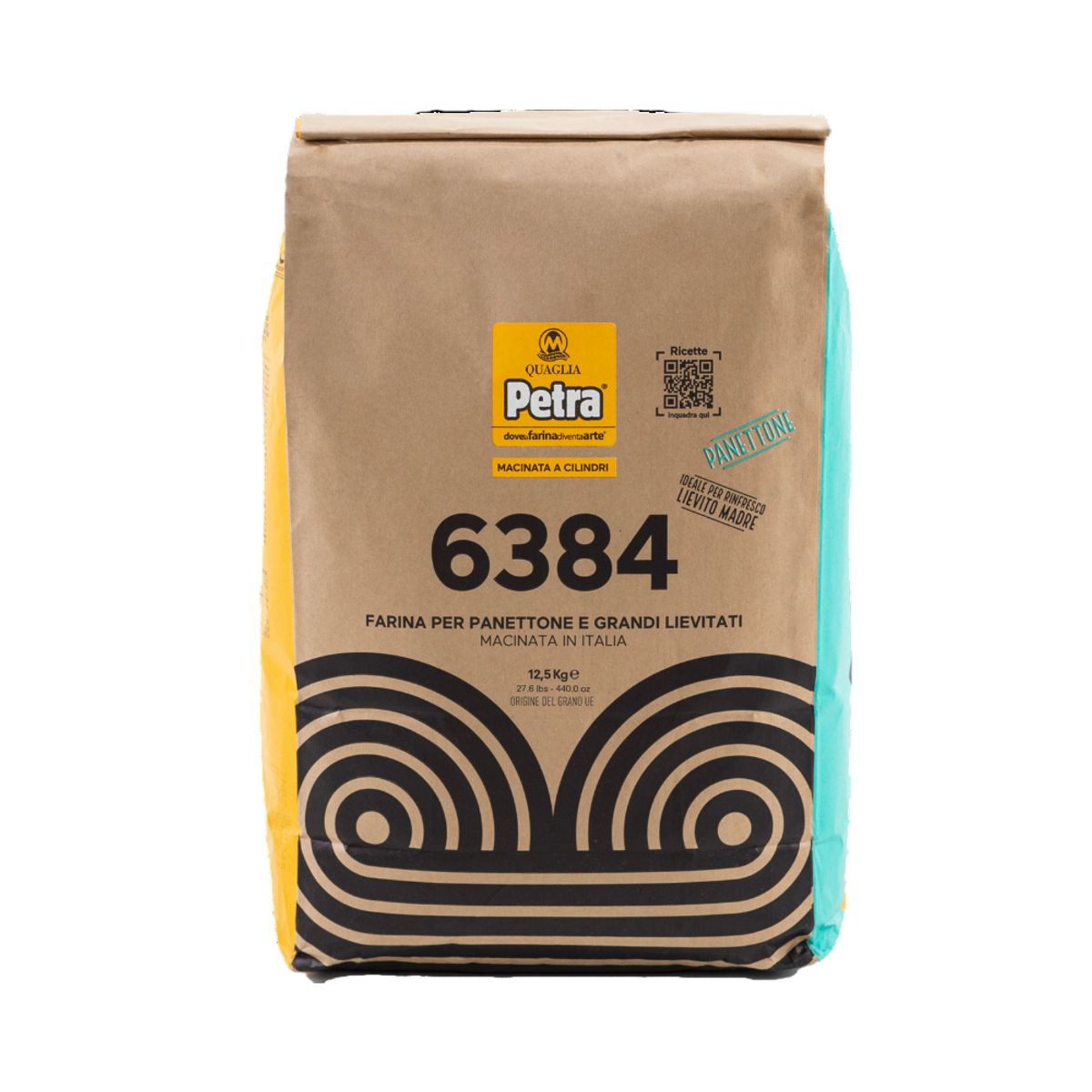 Molino Quaglia Flour PETRA 6384 for panettone and large leavened doughs 12.5 kg
