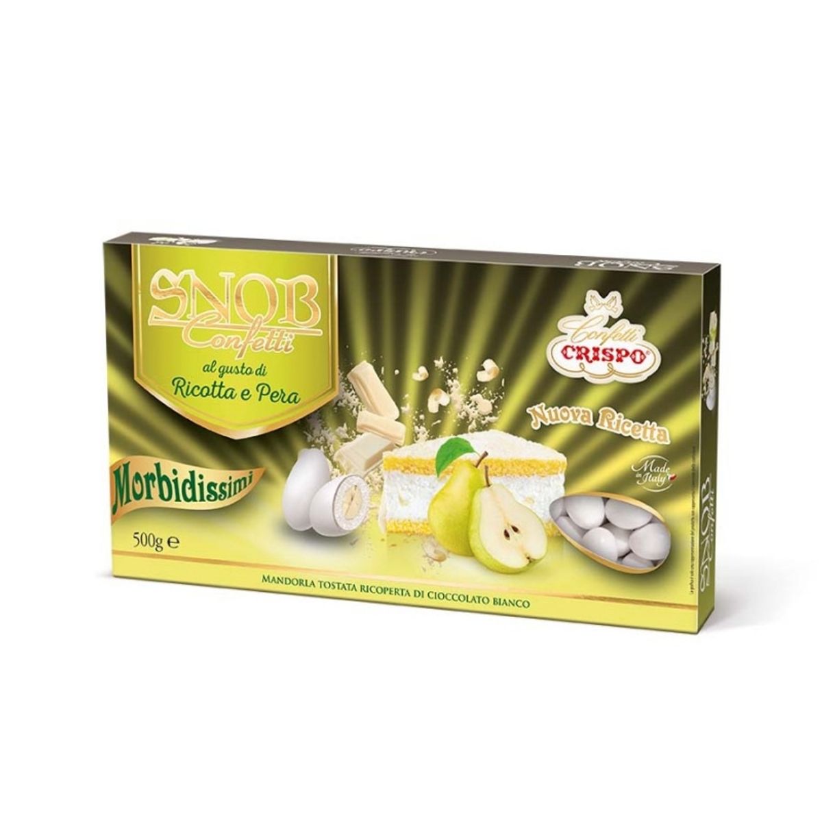 Crispo Confetti Snob Ricotta e Pera 500 Gr.