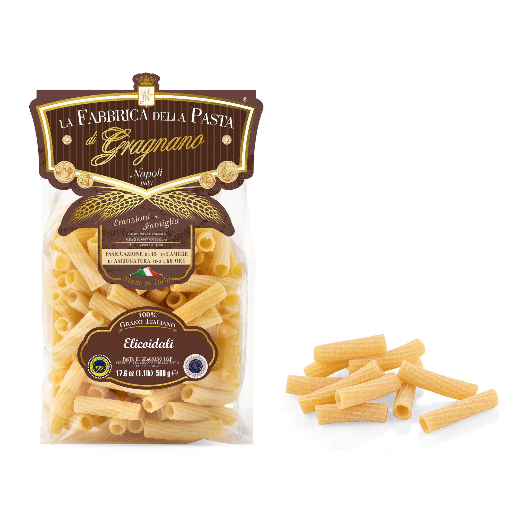 Elicoidali Gragnano IGP Pasta 500 g Italian Bronze Pasta - You