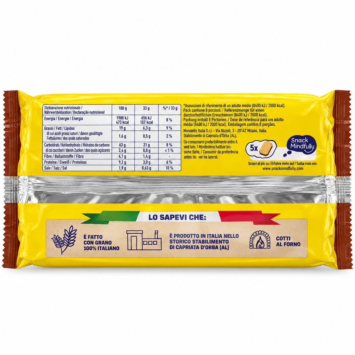 TUC Cracker Integrale 8 × 33,3 g – 267 g