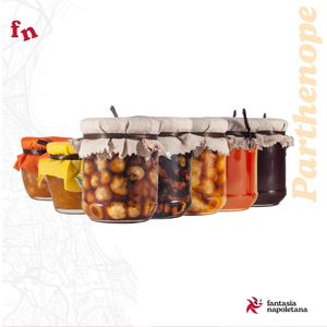 Fantasia Napoletana Box Natalizio “Parthenope” – Marmellate di Sorrento IGP & Selezione di Mieli e Frutta Secca del Vesuvio