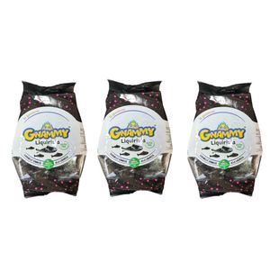 Gnammy Liquorice Gummy Candies 150g – Soft Vegetarian Gluten Free Candies_0