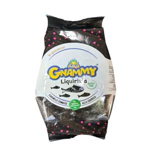 Gnammy Liquorice Gummy Candies 150g – Soft Vegetarian Gluten Free Candies