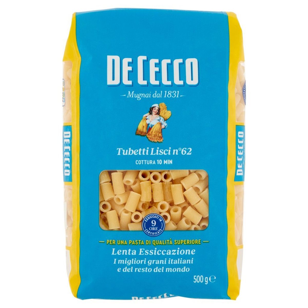 De Cecco Tubetti Lisci n°62 500 Gr.