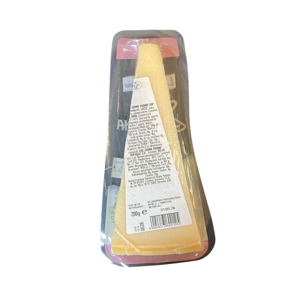 Latteria Soresina Grana Padano DOP 200 g