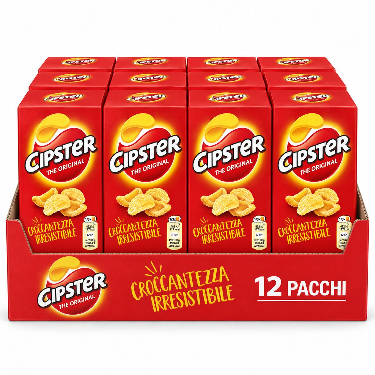 Cipster The Original Potato Puff Pastries 65g - 12 pieces