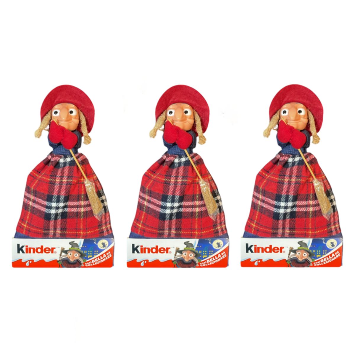 Kinder Befana 165g – Epiphany Stocking with 5 Collectible Kinder Sweets - 3 Pieces
