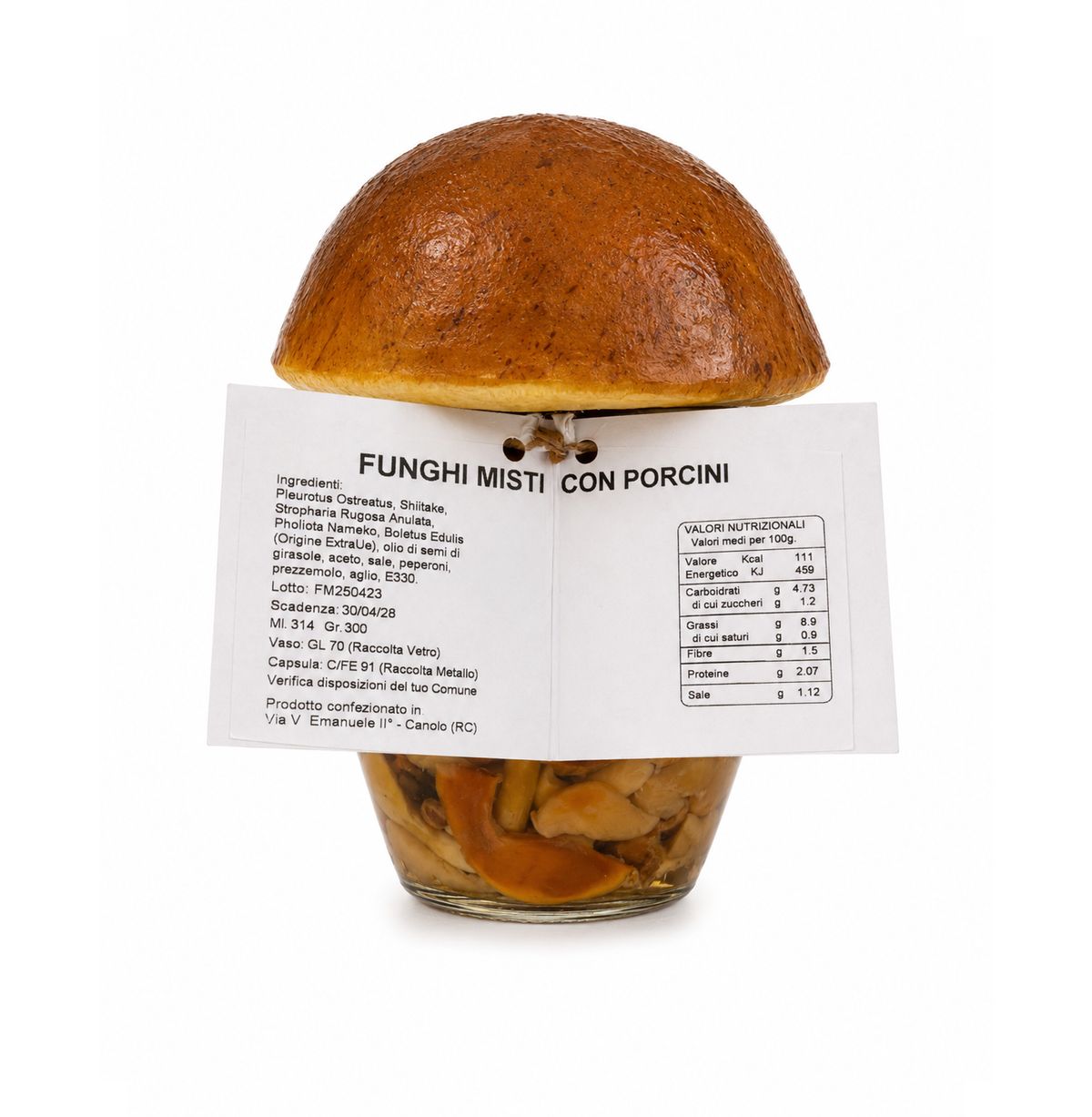 Central Funghi Misto Funghi con Porcini 314 g in Olio
