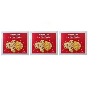 BALOCCO Colombe Classique 700 g – Gâteau Italien de Pâques aux Fruits Confits et Glaçage aux Amandes_0