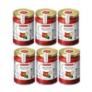 La Torrente San Marzano Tomato Fillets with Fresh Basil 340g _0