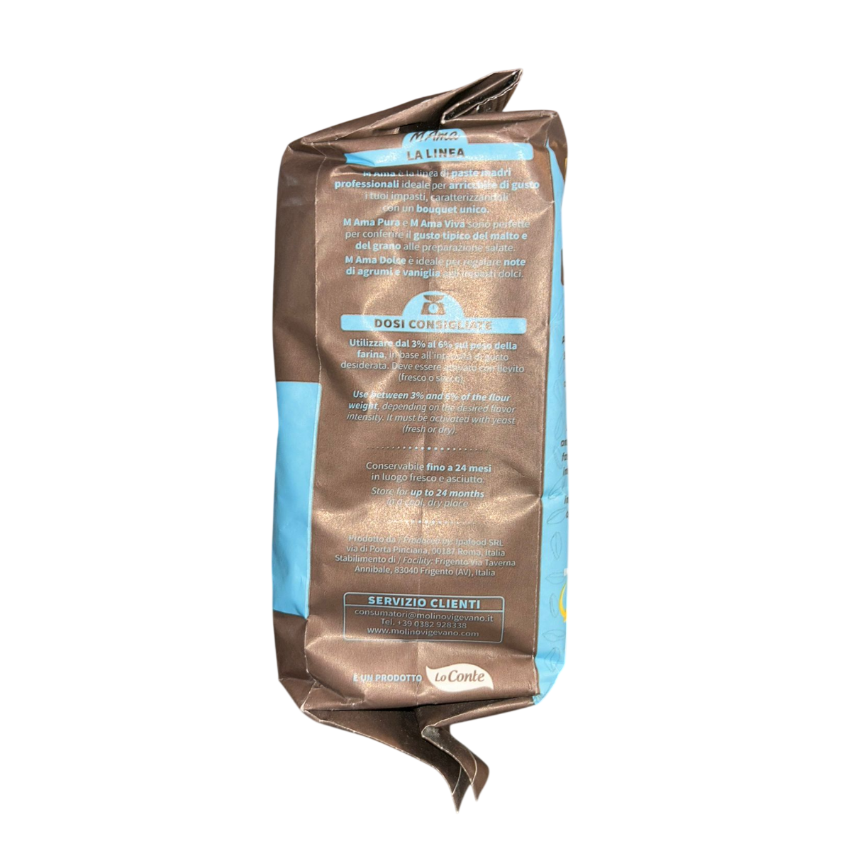 Molino Vigevano M Ama Pura Pasta Madre per Salati 1 Kg