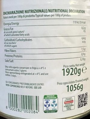 La Torrente Yellow Cherry Tomato Pacchetella 1920 Gr. (Shelf Life 31/12/2025)_1