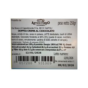 Antico Forno Double Chocolate Cream 250 g – Traditional Carnival “Sanguinaccio” Rich and Velvety_desktop_2