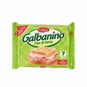 Galbani Galbanino Fior di Fette 7 Fette 175 g – Formaggio Dolce a Fette per Toast e Panini