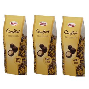 Zaini Cioco Biscò Galletas Crujientes cubiertas de Chocolate con Leche 1 kg – 450 Monoporciones_0