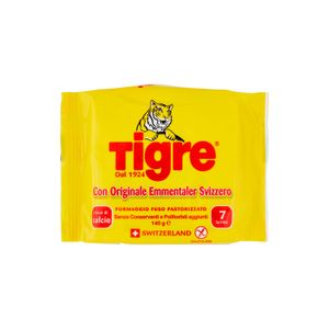 Tigre avec tranches d'Emmental suisse originales 7 x 20 g (140 gr.)