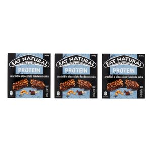 Eat Natural Protein Arachidi e Cioccolato Fondente Extra 3 x 40 Gr._0
