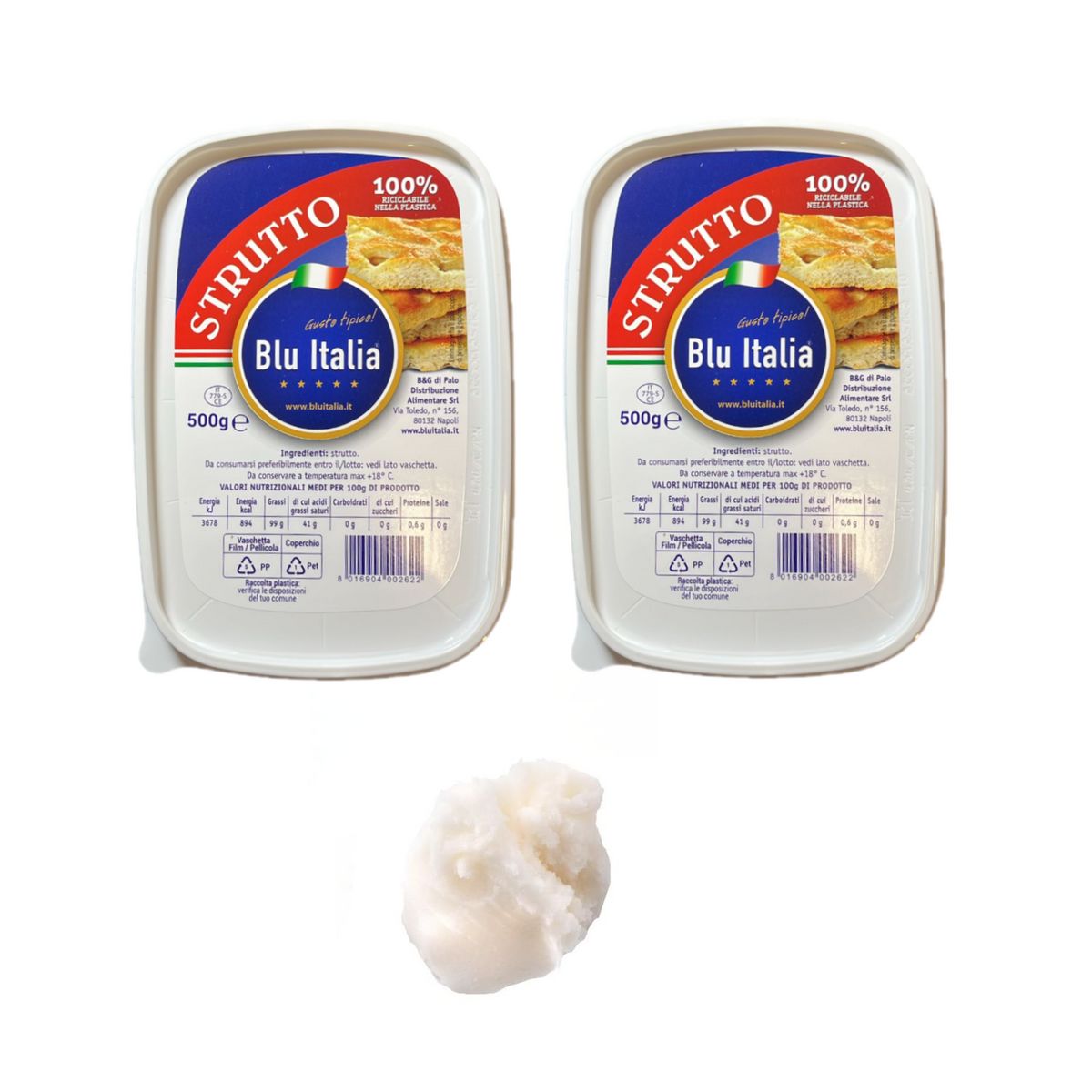 Oferta de manteca de cerdo Blu Italia 500g - 1kg