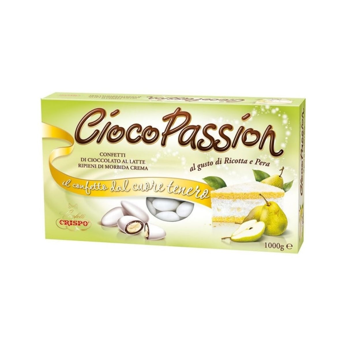 Crispo Confetti CiocoPassion Ricotta und Birne 1 kg.