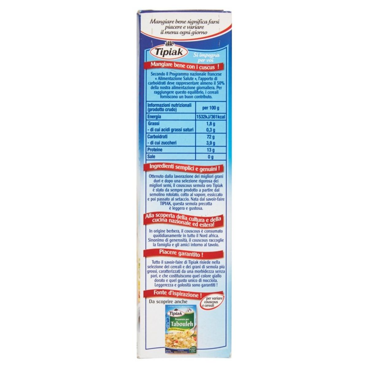 Tipiak Couscous 500 Gr