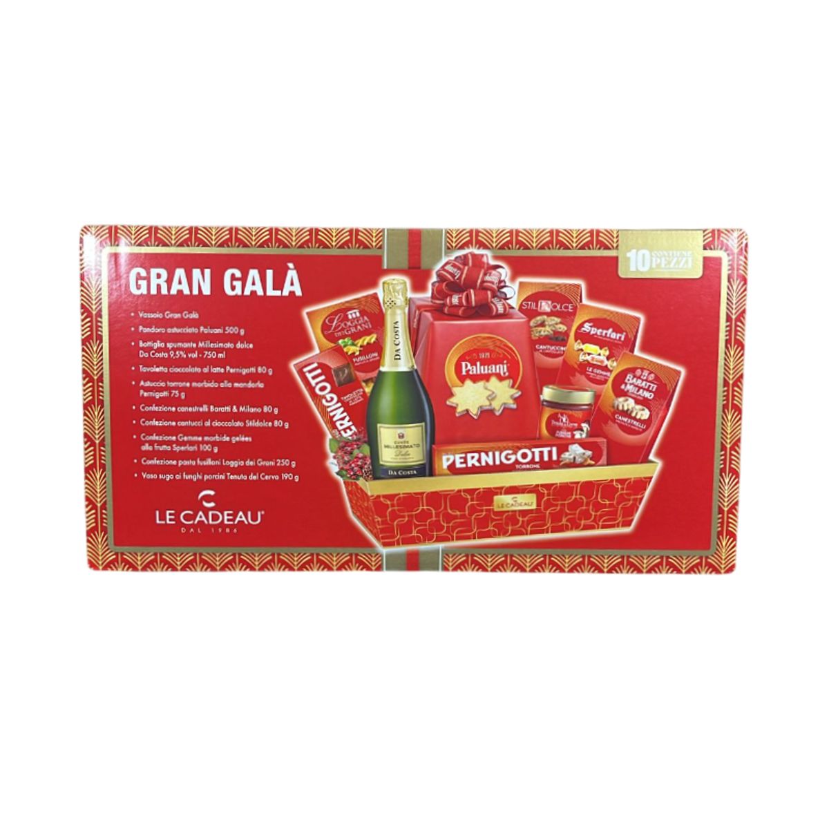 Le Cadeau "Gran Galà" Gift Basket 10 Pieces