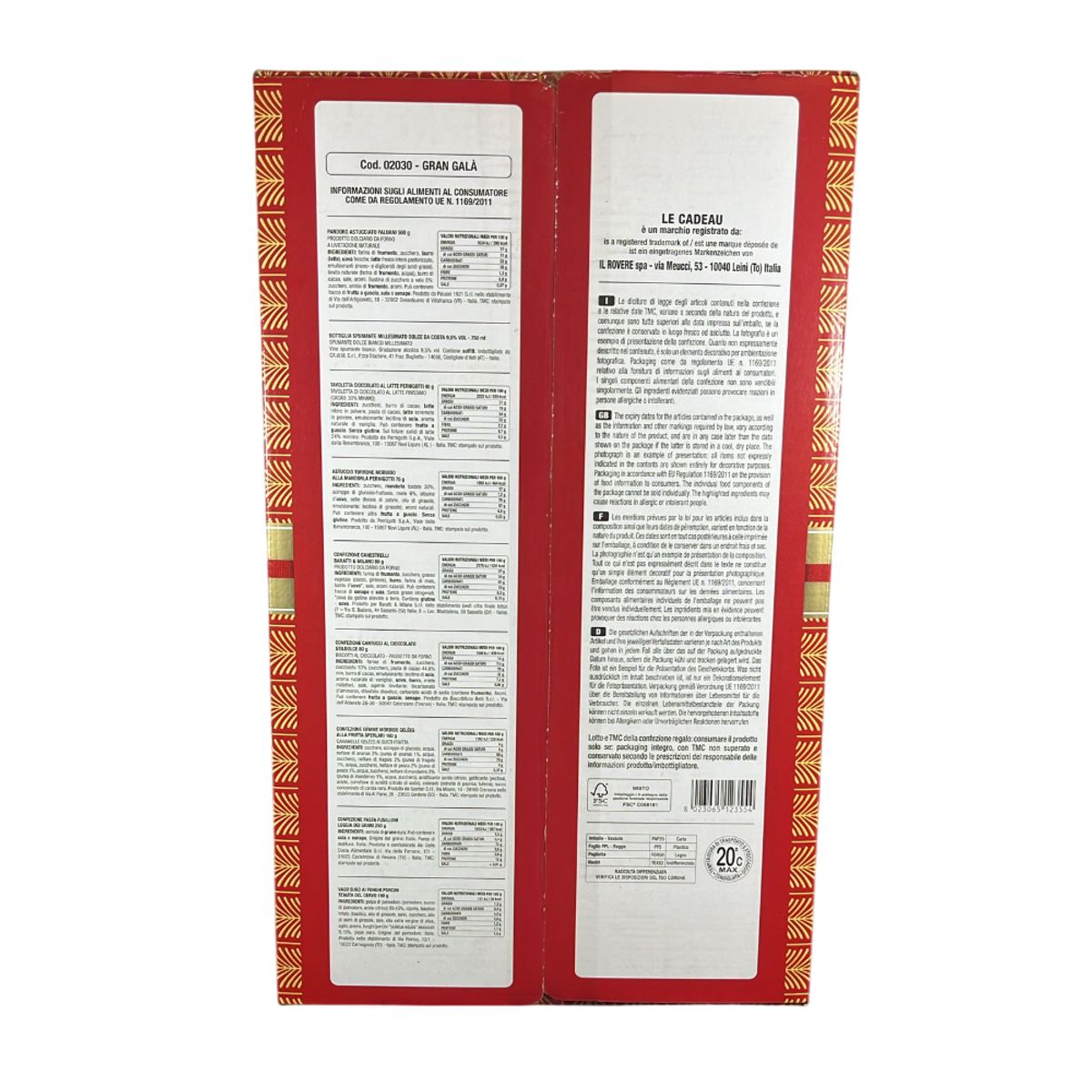 Le Cadeau "Gran Galà" Gift Basket 10 Pieces