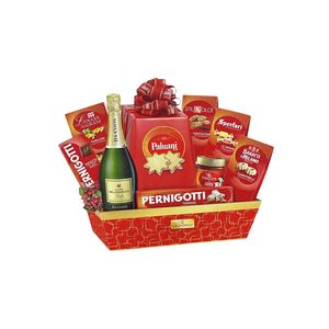Le Cadeau “Gran Galà” Gift Basket 10 Items – Italian Gourmet Christmas Hamper with Sweet and Savory Delicacies