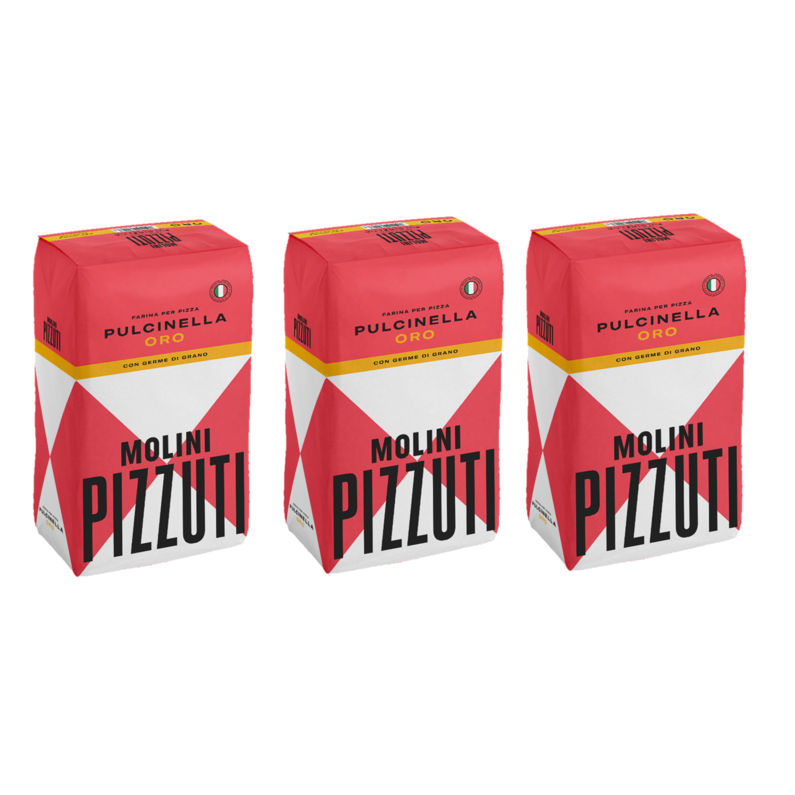 Pizzuti Flour 0 Pulcinella Oro with Wheat Germ 10 Kg: Superior