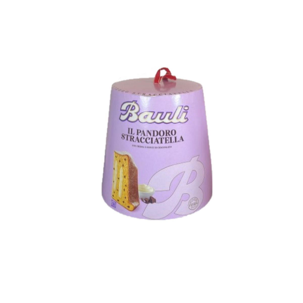 Bauli Il Pandoro Stracciatella 750g – Dolce soffice con crema alla panna e gocce di cioccolato, lievitazione naturale Made in Italy