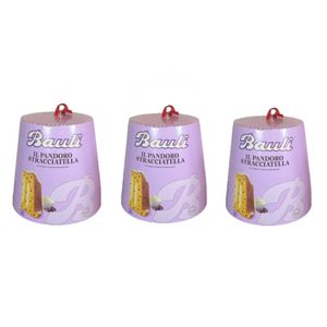 Bauli Pandoro Stracciatella 750g – Gâteau italien moelleux à la crème et pépites de chocolat, levé naturellement_0