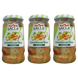 Saclà Condiverde Riso 290 g – Condimento di Verdure per Insalate di Riso Fresche e Gustose_0