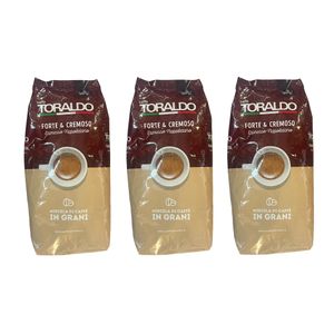Toraldo Kaffee Starke und cremige Mischung in Bohnen 1 kg_0