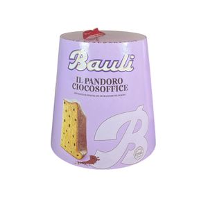 Bauli Il Pandoro Ciocosoffice 750 g – Gâteau de Noël Italien Moelleux avec Crème et Glaçage au Chocolat | Fabriqué en Italie