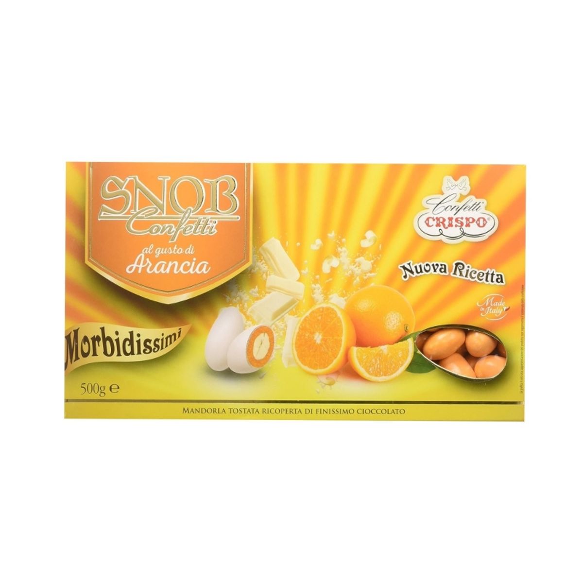 Crispo Confetti Snob color naranja 500 Gr.