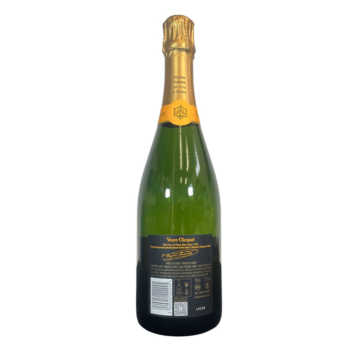Veuve Clicquot Champagne Brut con Puffy Bottle Holder 75 cl 