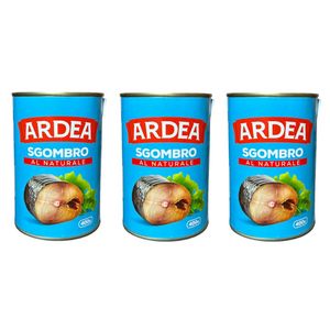 Ardea Sgombro al Naturale 400 g – Filetti di Sgombro in Acqua e Sale_0