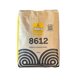 Molino Quaglia Petra 8612 Semola di Grano Duro 5 Kg – Ideale per Pane, Pizza e Pasta Tradizionale